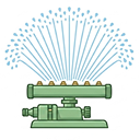 Oscillating Sprinkler Icon